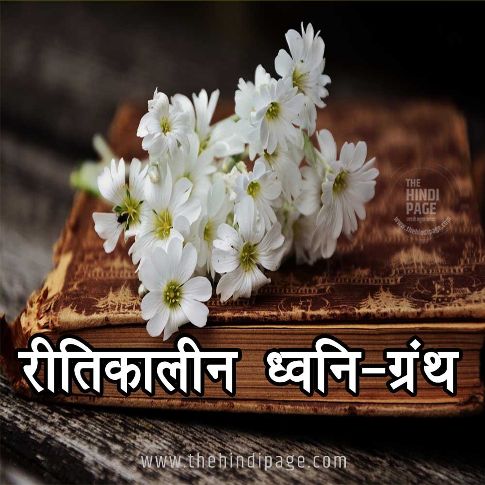 रीतिकाल के ध्वनि ग्रंथ
